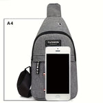 Men's Waterproof Sports Chest Bag for Outdoor Activities | Bags & Luggage | - Shoppix