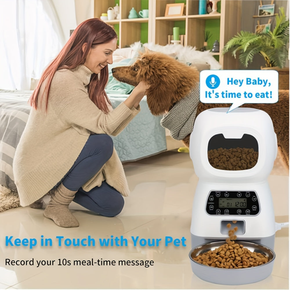 WiFi Smart Automatic Cat Feeder - Large Capacity & Timed Dispenser | Pet Gadgets|