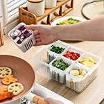 Organize and Preserve: 6-in-1 Kitchen Scallion Storage Box | Storage Organization | - Shoppix