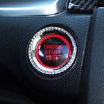 Add Sparkle to Your Car's Interior with Rhinestone Ignition Ring Decoration | Car Accessories| - Shoppix