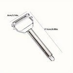 Slice and Dice with Ease: Stainless Steel Fruit and Vegetable Slicer Cutter | Kitchen Utensils | - Shoppix