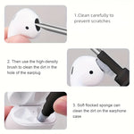 Earbuds Cleaning Pen – 3-in-1 Multifunctional Cleaner Kit for Wireless Earphones, Charging Case & Keyboard