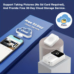 1 Stück kabellose Tuya-Türklingelkamera mit HD-Video, Nachtsicht und Sprachänderung, Smart-Home-Sicherheitssystem-Monitor, Türklingelkamera, WLAN, intelligente visuelle Türklingel, Haussprechanlage, wiederaufladbare WLAN-Sicherheitstürklingel 