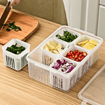 Organize and Preserve: 6-in-1 Kitchen Scallion Storage Box | Storage Organization | - Shoppix