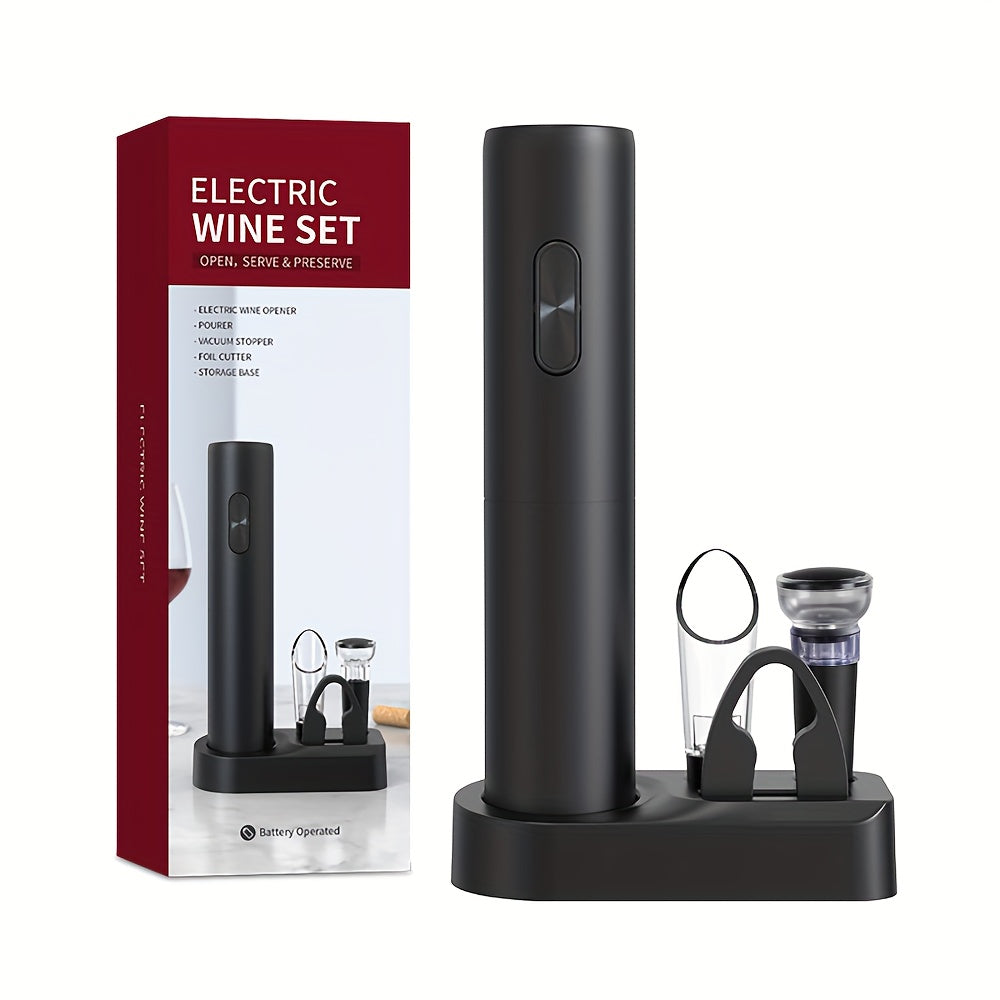 Effortless Wine Opening: Electric Wine Opener Set | Kitchen Utensils | - Shoppix