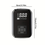 Portable Wireless Air Compressor – Rechargeable Handheld Tire Inflator with LED Light & Digital Display