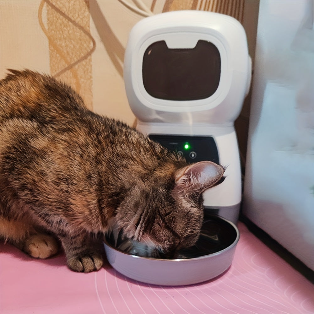 Distributeur automatique de nourriture pour chat intelligent WiFi - Grande capacité et distributeur programmé | Gadgets pour animaux de compagnie |