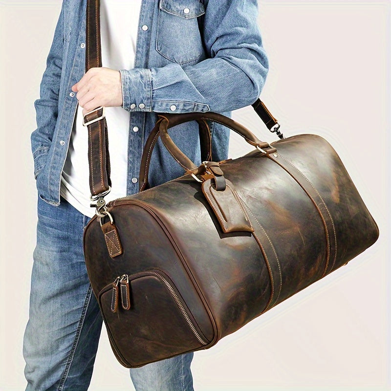 Men's Top Layer Cowhide Tote Bag | Bags & Luggage | - Shoppix