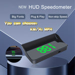 HUD Head-Up-Display, Fahrzeuggeschwindigkeit, multifunktionales LCD-Projektionsinstrument, Kombiinstrument, MPH oder KM/H | Autozubehör|