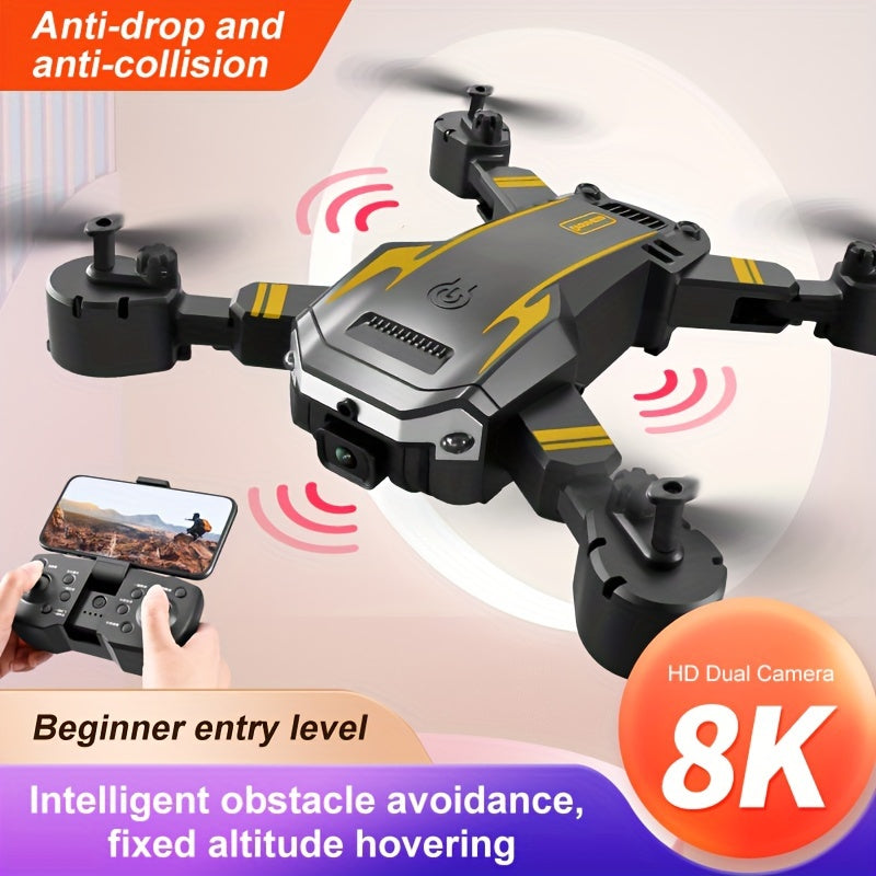 S6 Professional Remote Control Drone, Dual Camera Dual Folding Remote Control Quadcopter Height Holding Remote Control Toys, Boys And Girls Toys Christmas Halloween Thanksgiving Gifts