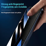 5-Pack 9H Hardness Tempered Glass Privacy Screen Protector for iPhone 11/12/13/14/15/16 Series - Anti-Spy Glossy Shield