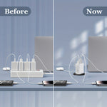 40 W 4-Port USB-C-Wandladegerät – Schnelles Laden für mehrere Geräte | Ladeadapter|