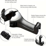 Car Seat Hidden Hook with Rear Cell Phone Holder | Car Accessories | - Shoppix