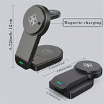 MagSafe 3-in-1 Foldable Charger - Fast & Adjustable | Mobile Accessories |
