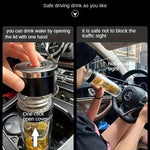 Stay Refreshed Anywhere: 17oz Double Wall Glass Water Bottle with Tea Strainer | Drinkware | - Shoppix