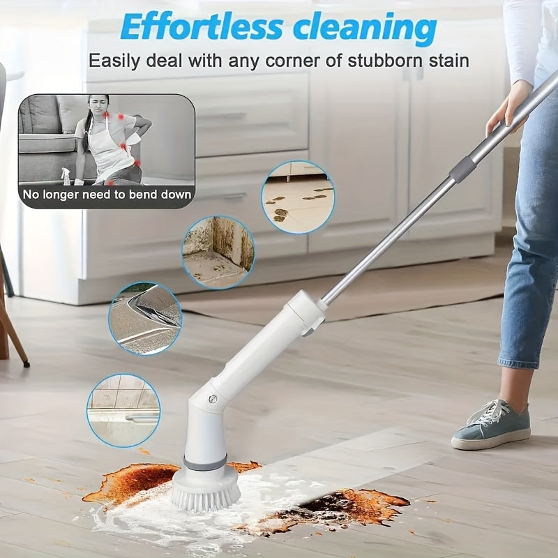 Electric Cleaning Brush Set: Revitalize Your Cleaning Routine | Cleaning Supplies | - Shoppix