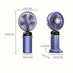 Stay Cool Anywhere: Mini Portable Fan with USB Rechargeable Battery | Summer Gadgets | - Shoppix