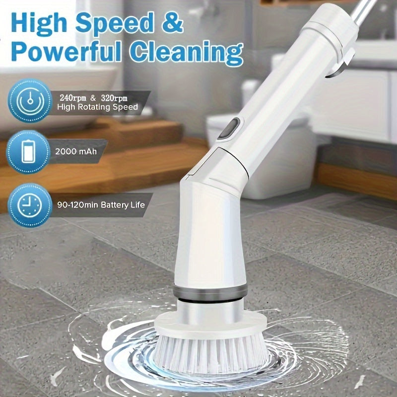 Electric Cleaning Brush Set: Revitalize Your Cleaning Routine | Cleaning Supplies | - Shoppix