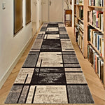 Geometric Absorbent Non Slip Rug - Stain Resistant Waterproof Long Strip Floor Mat | Rugs & Mats | - Shoppix