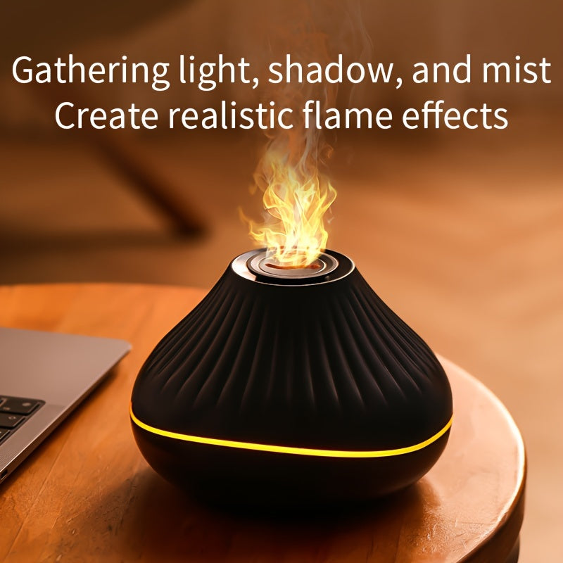 Flame Humidifier - A Festive Touch of Comfort and Joy Anywhere You Go | Air Quality | - Shoppix