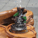 Experience Serenity: Mountain Design Backflow Incense Holder | Decoration Items | - Shoppix