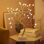 Illuminate Your Space: 36 LED Pearl Tree Lamp | Lighting & Decoration Item | - Shoppix