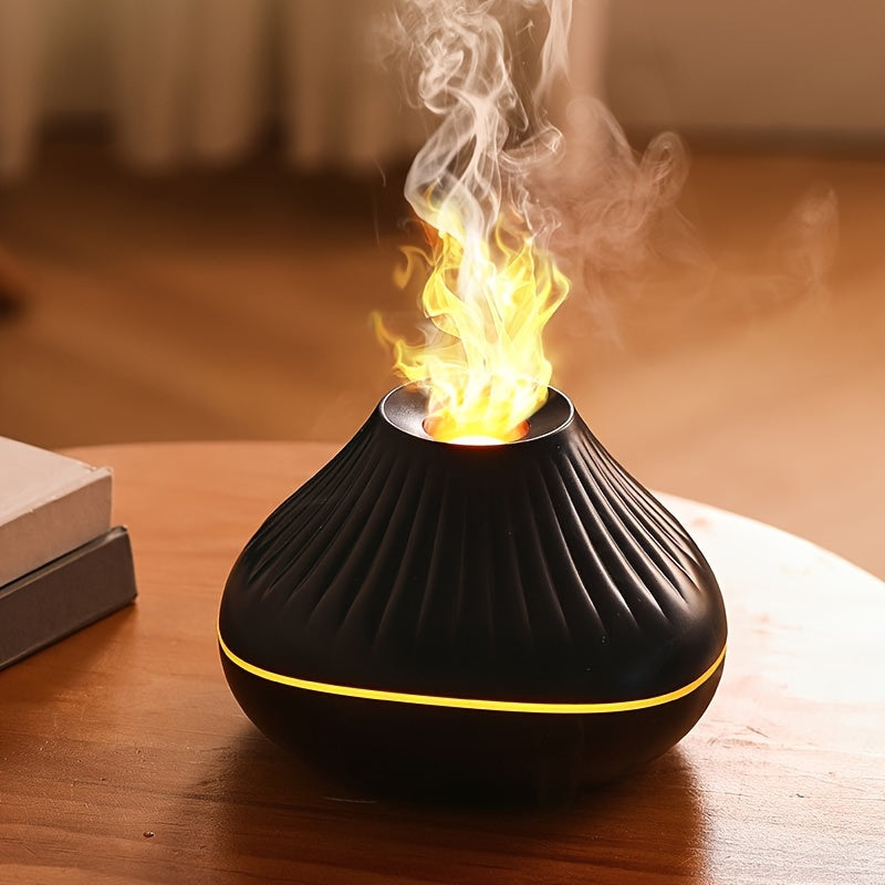 Flame Humidifier - A Festive Touch of Comfort and Joy Anywhere You Go | Air Quality | - Shoppix