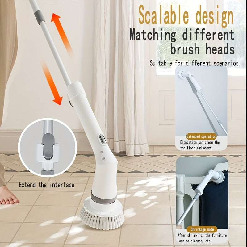 Electric Cleaning Brush Set: Revitalize Your Cleaning Routine | Cleaning Supplies | - Shoppix