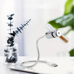 Stay Cool and Informed with the USB Clock Fan Portable | Gadgets|