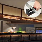 4-Stage Kitchen Knife Sharpener – Diamond, Ceramic & Tungsten Steel Blades for Precision Sharpening