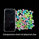 100pcs Glow-in-the-Dark Pebbles – Luminous Aquarium & Garden Decorative Stones