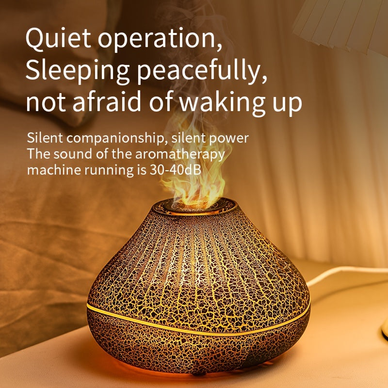 Flame Humidifier - A Festive Touch of Comfort and Joy Anywhere You Go | Air Quality | - Shoppix