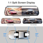 Upgrade Your Car's Safety with a 1080P Touch Screen Mirror Camera | Dash Cams | - Shoppix