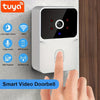 1pc Tuya Wireless Doorbell Camera With HD Video, Night Vision & Voice Change Smart Home Security System Monitor, Doorbell Camera Wifi Intelligent Visual Doorbell, Home Intercom WiFi Rechargeable Security Doorbell