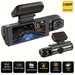 Dual-Lens Dash Camera: Capture Every Angle of Your Drive with Confidence! | Dash Cams | - Shoppix