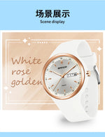 Fashion Calendar High Guality Women's Quartz Watch Silicone strap Ladies Watches Simple Elegant Watch For Woman Lady Reloj Mujer