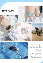 Fashion Calendar High Guality Women's Quartz Watch Silicone strap Ladies Watches Simple Elegant Watch For Woman Lady Reloj Mujer