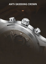 NAVIFORCE Luxury Watches for Men Eco-Drive Movement Casual Genuine Leather Strap 5ATM Waterproof Luminous Wristwatches Gift 2025