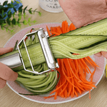 Slice and Dice with Ease: Stainless Steel Fruit and Vegetable Slicer Cutter | Kitchen Utensils | - Shoppix