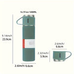 Versatile Vacuum Flask Set: Your Ultimate Hydration Companion | Drinkware | - Shoppix