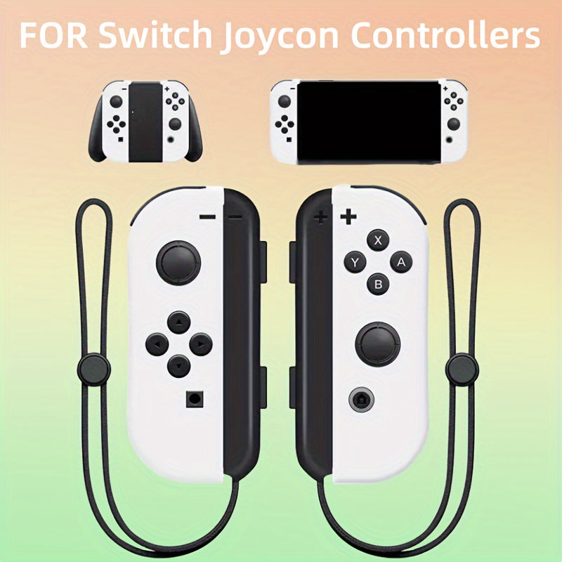 Ersatz für den Joycon Wireless Controller für Switch, unterstützt Weckfunktion, linke und rechte Fernbedienung mit Handschlaufe 