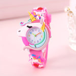 Sparkle and Shine with Our Cute Children's Unicorn Silicone Cartoon Watch | Kids Watches| - Shoppix