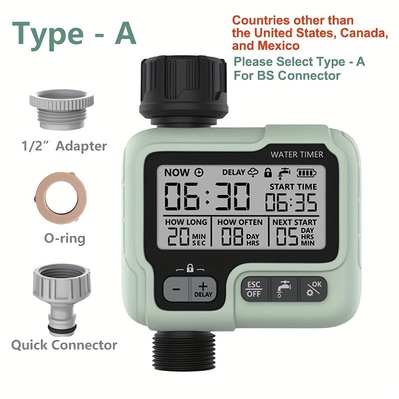 Effortless Garden Watering with HCT-322 Automatic Water Timer | Gardening Equipment | - Shoppix