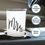 Sip in Style with Our "MR. & MRS." Couple Car Cup | Drinkware | - Shoppix