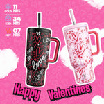 Hydrate in Style: Meoky 40oz Stainless Steel Tumbler with Handle | Drinkware | - Shoppix