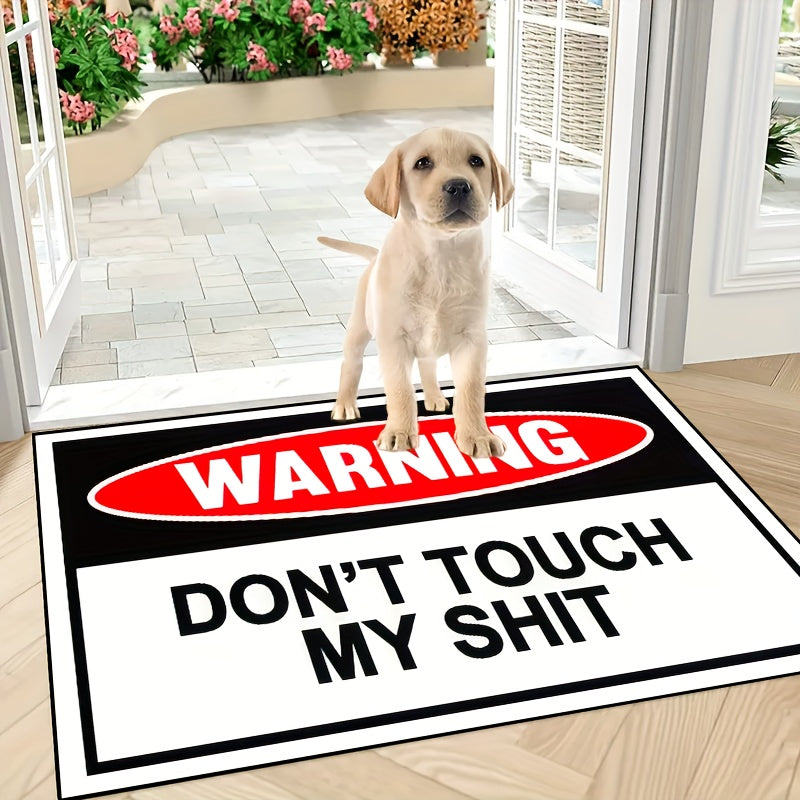 Humorous Warning: 'Don't Touch My' Creative Doormat | Rugs & Mats | - Shoppix