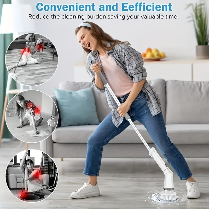 Electric Cleaning Brush Set: Revitalize Your Cleaning Routine | Cleaning Supplies | - Shoppix