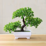Lifelike Greenery: Artificial Potted Plant Set for Home and Garden Decor | Decoration Items | - Shoppix
