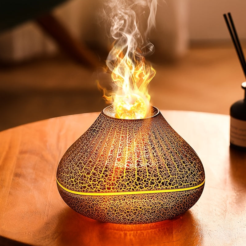 Flame Humidifier - A Festive Touch of Comfort and Joy Anywhere You Go | Air Quality | - Shoppix