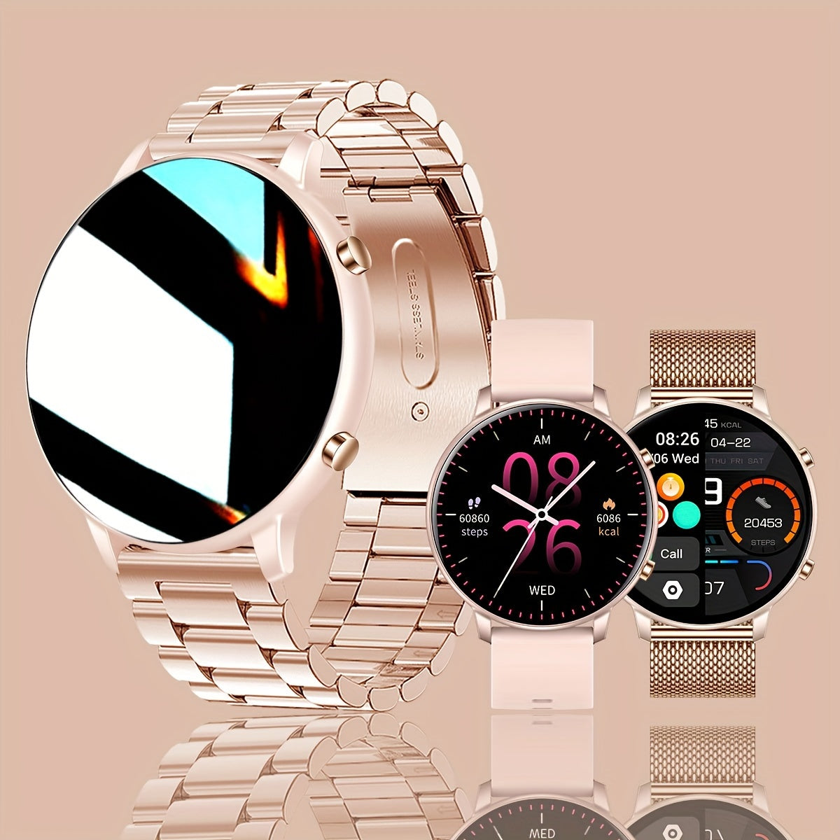 Women's Smart Watch with Wireless Calling and HD Touch Screen | Women Watches| - Shoppix